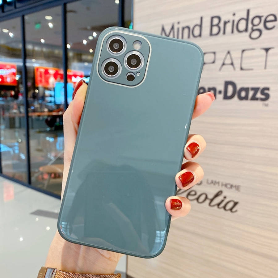 Solid Color Tempered Glass Phone Case, For iPhone 11 Pro Max, For iPhone 11 Pro, For iPhone 11