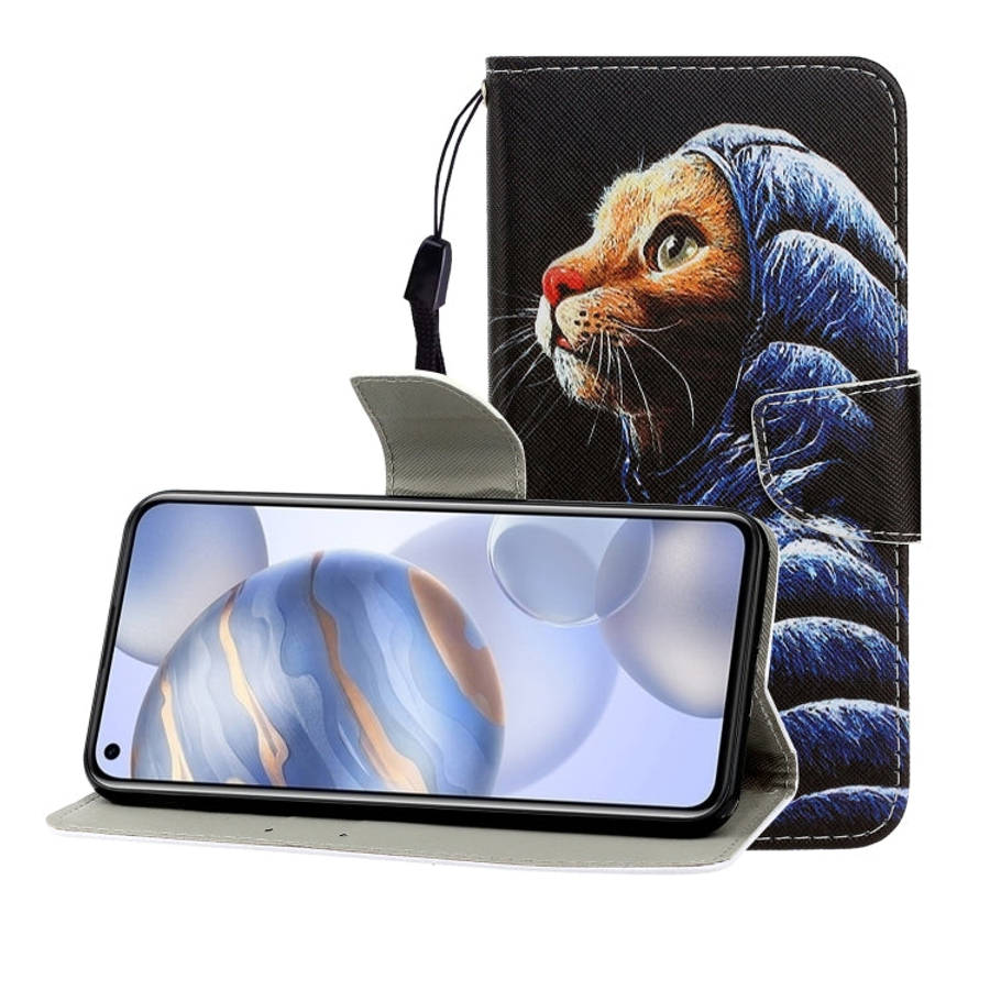 Colored Drawing Horizontal Flip Leather Case with Holder & Card Slot & Wallet, For Huawei Honor 3...