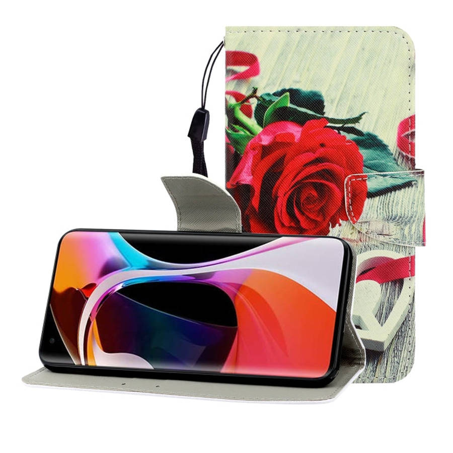 Colored Drawing Horizontal Flip Leather Case with Holder & Card Slot & Wallet, For Huawei Honor P...