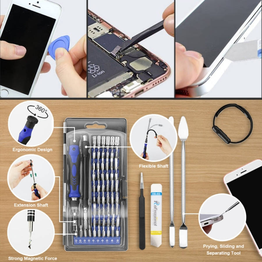 80 in 1 Portable Multifunctional Mini Screwdriver Set, 80 in 1