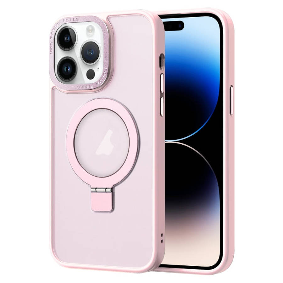 Skin Feel MagSafe Magnetic Holder Phone Case, For iPhone 14 Pro Max, For iPhone 14 Pro, For iPhon...