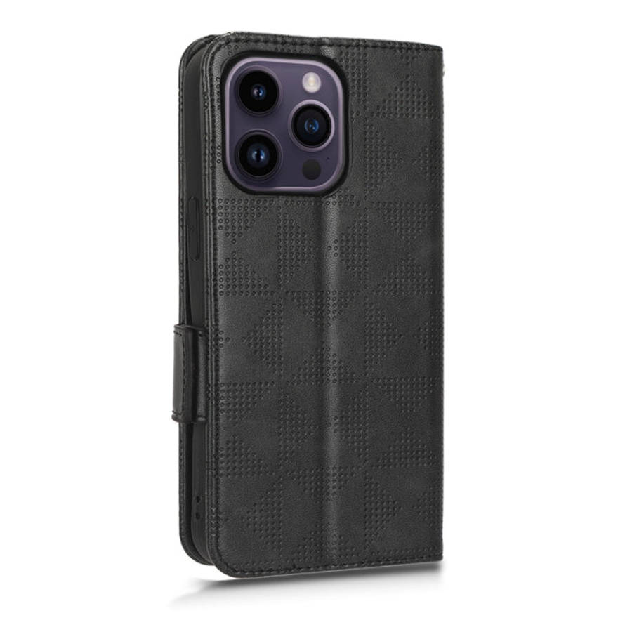 Symmetrical Triangle Leather Phone Case, For iPhone 14 Pro Max, For iPhone 14 Pro, For iPhone 14,...