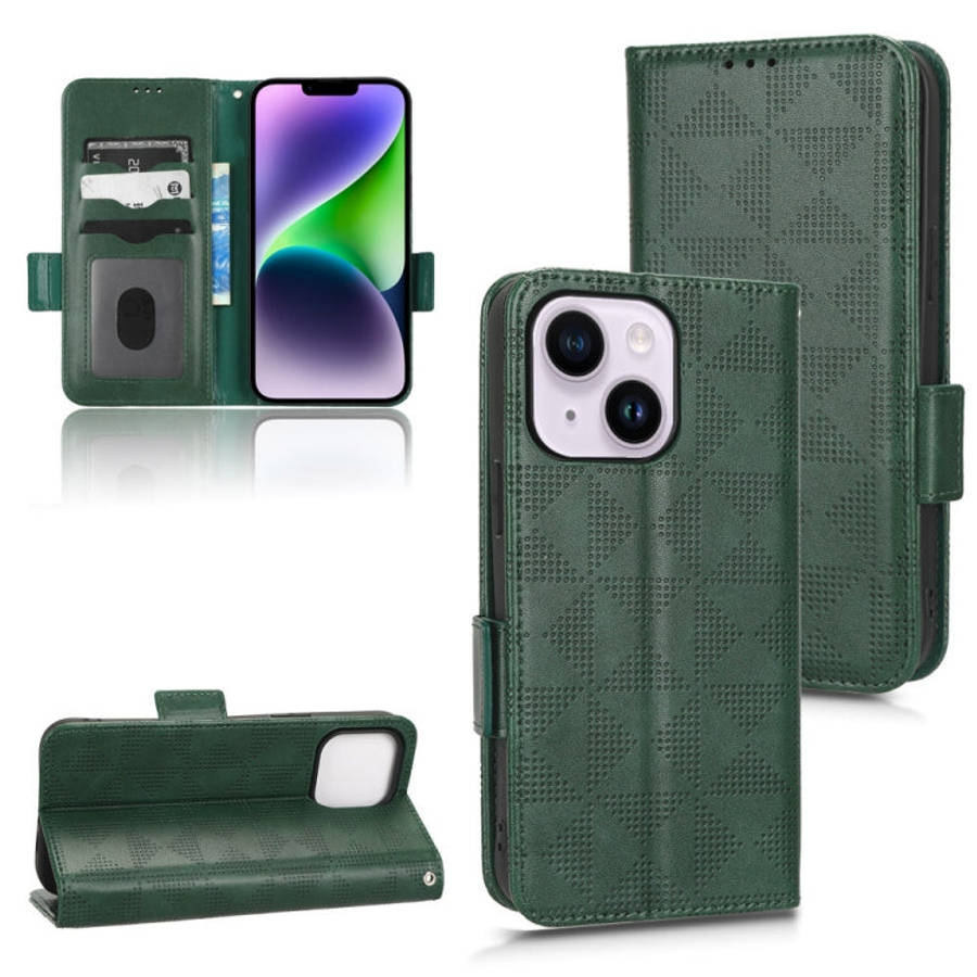 Symmetrical Triangle Leather Phone Case, For iPhone 14 Pro Max, For iPhone 14 Pro, For iPhone 14,...