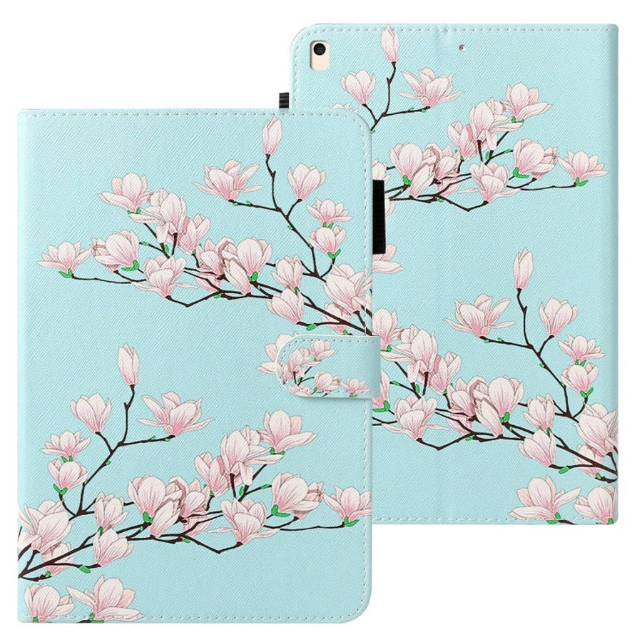 Cross Texture Painted Horizontal  Leather Case with Sleep / Wake-up Function & Card Slot & Holder...