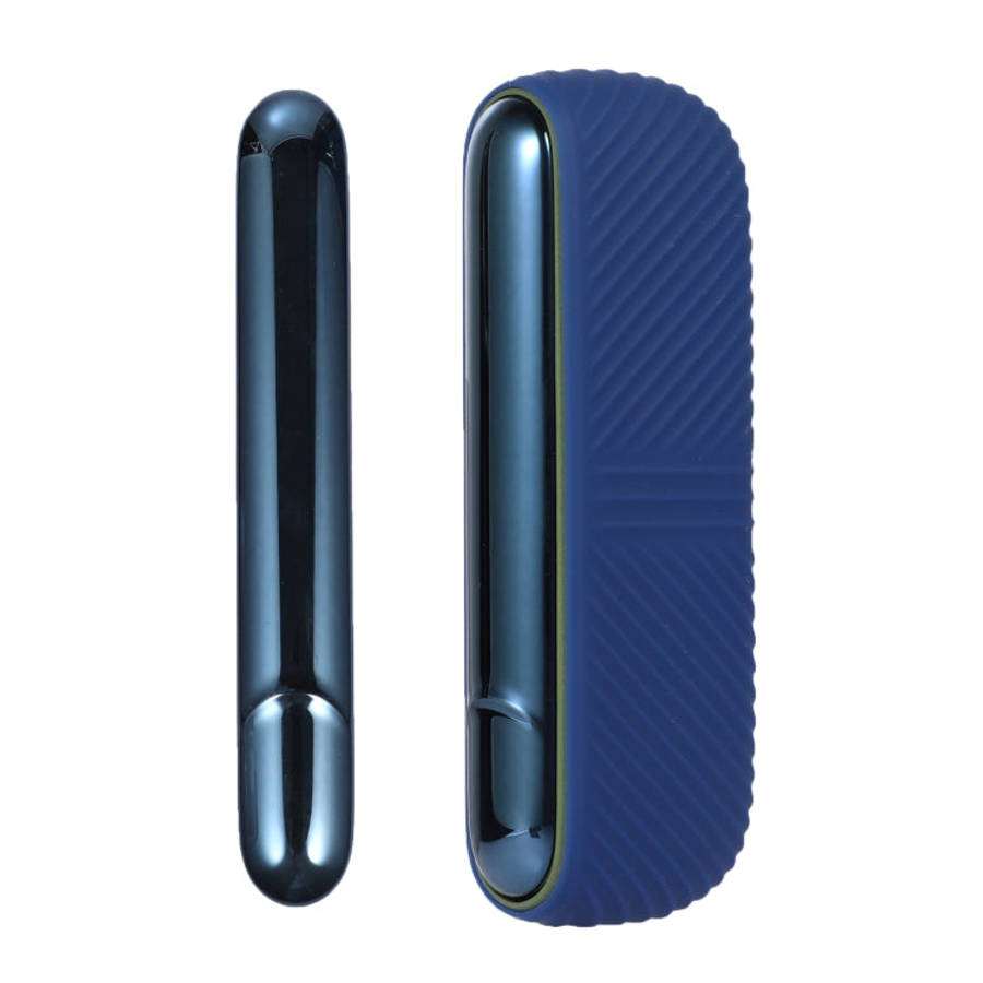 Silicone Electronic Cigarette Case Charging Compartment With Side Cover, For IQOS ILUMA