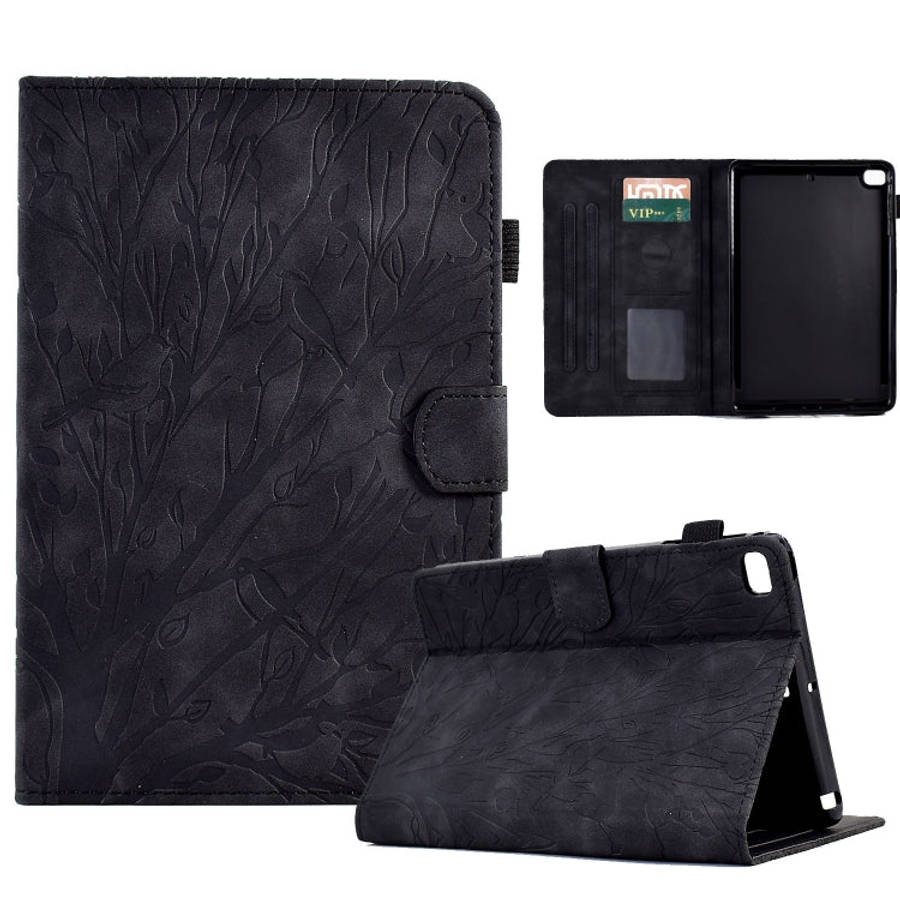 Fortune Tree Pressure Flower PU Tablet Case with Wake-up / Sleep Function, For iPad 10.2 2019 202...