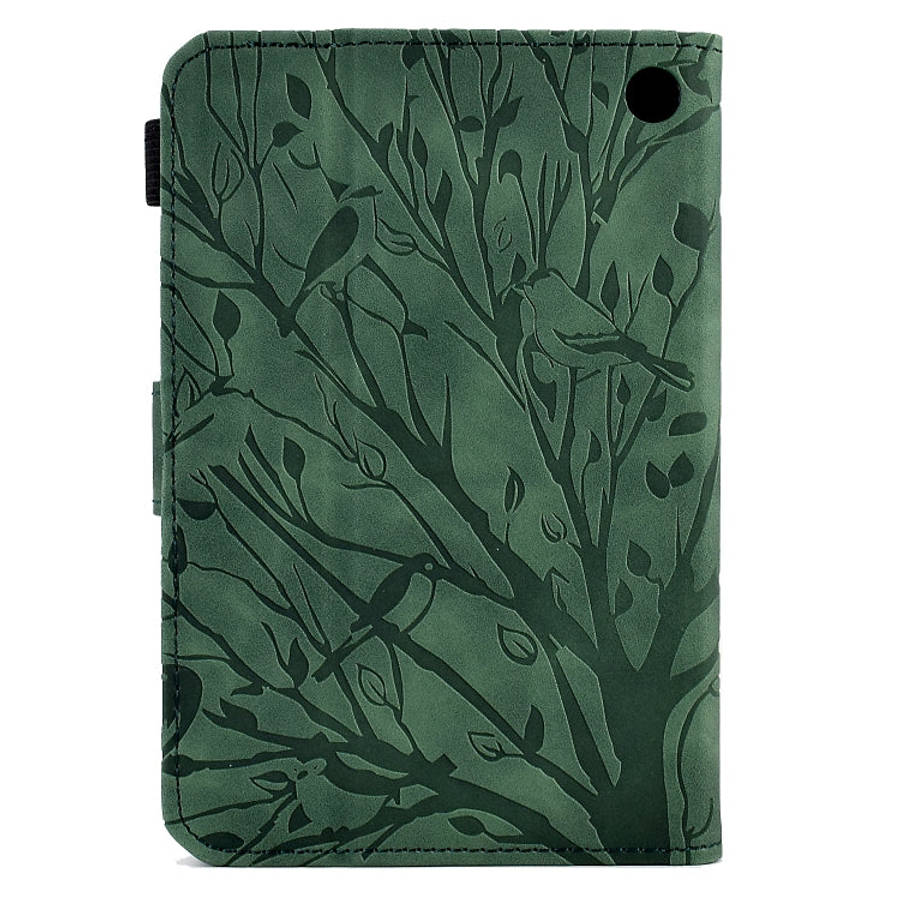 Fortune Tree Pressure Flower PU Tablet Case with Wake-up / Sleep Function, For Amazon Fire 7 2022...