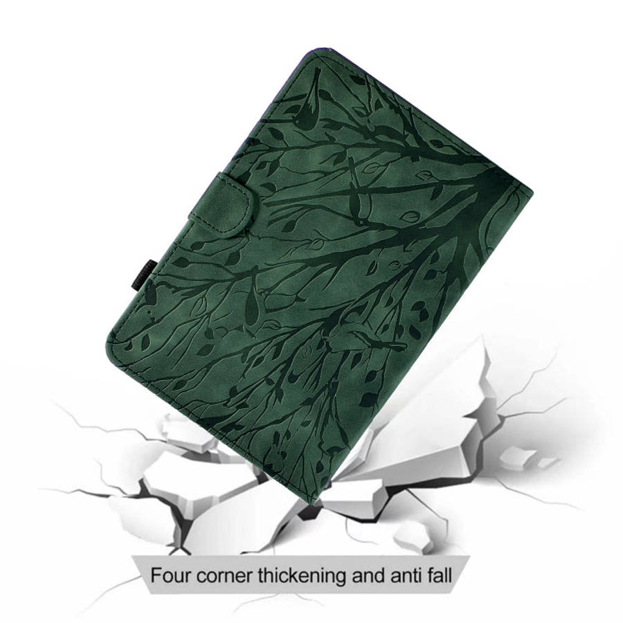 Fortune Tree Pressure Flower PU Tablet Case with Wake-up / Sleep Function, For Amazon Fire 7 2022...