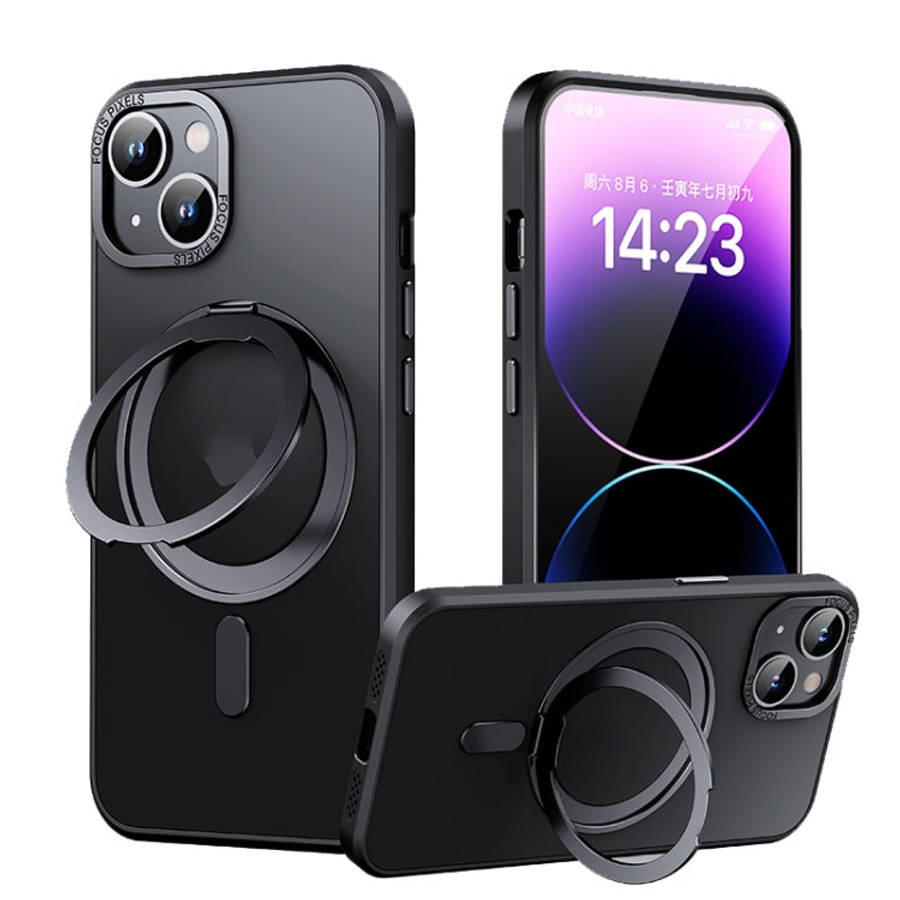 360 Rotating MagSafe Magnetic Skin Feel Phone Case, For iPhone 14 Pro Max, For iPhone 14 Pro, For...