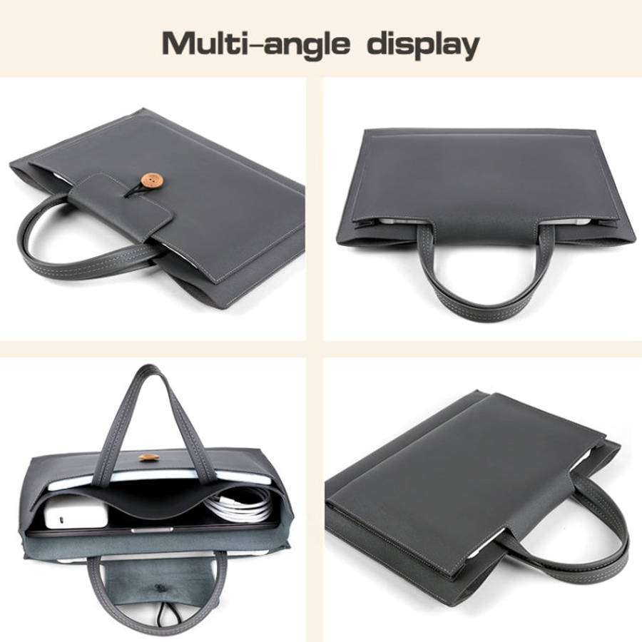 Universal Elastic Thread Button Portable Laptop Inner Bag, 13-14 inch, 15-16 inch