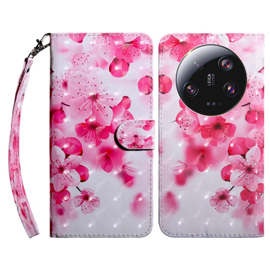 3D Painted Pattern Leather Phone Case, For Xiaomi Redmi Note 13 Pro+, For Xiaomi Redmi Note 13 Pr...