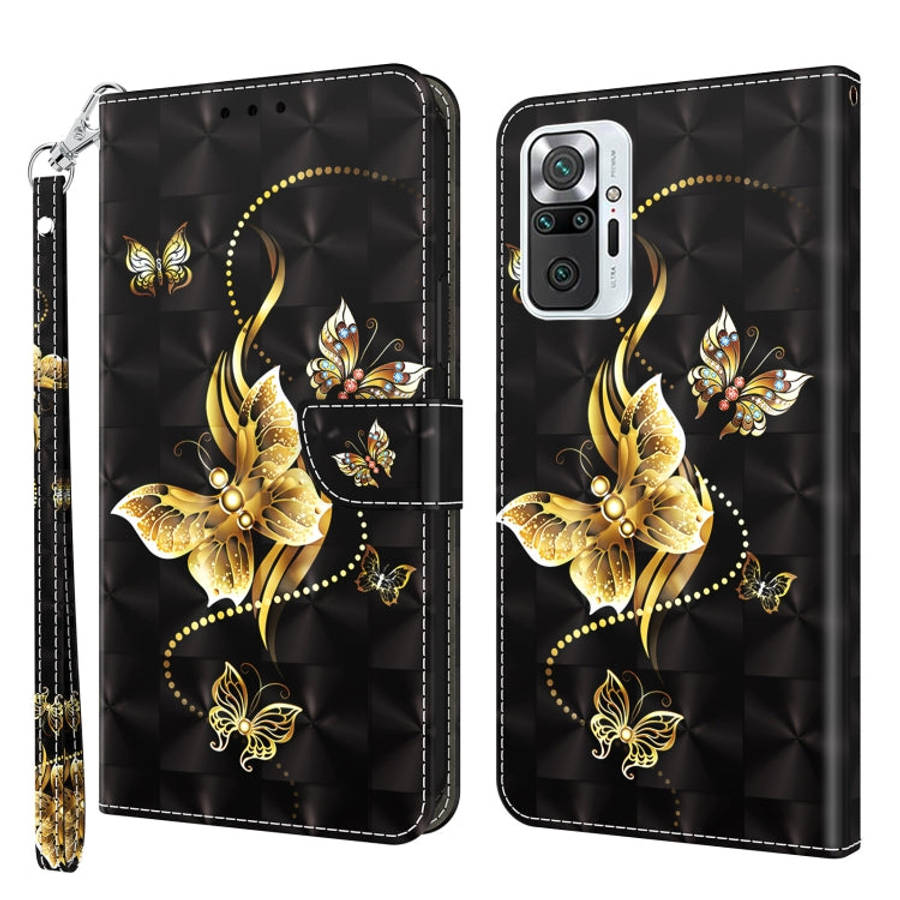 3D Painted Pattern Leather Phone Case, For Xiaomi Redmi Note  12 Pro+ 5G Global, For Xiaomi 12 Pr...