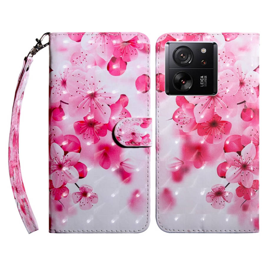 3D Painted Pattern Leather Phone Case, For Xiaomi Redmi Note 13 Pro+, For Xiaomi Redmi Note 13 Pr...
