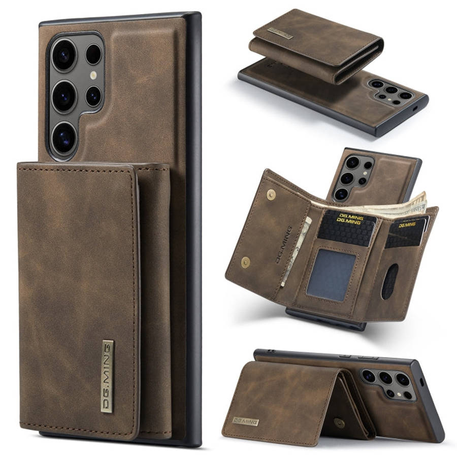 DG.MING M1 Series 3-Fold Multi Card Wallet + Magnetic Phone Case, For Samsung Galaxy A15 5G / A15...