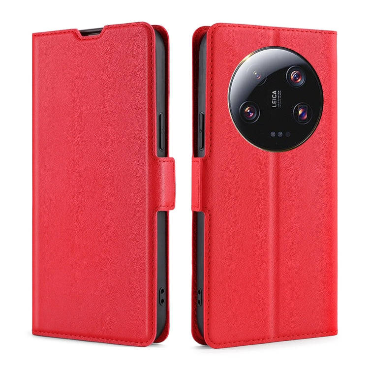 Ultra-thin Voltage Side Buckle Horizontal Flip Leather Phone Case, For Xiaomi Redmi Turbo 3 5G, F...