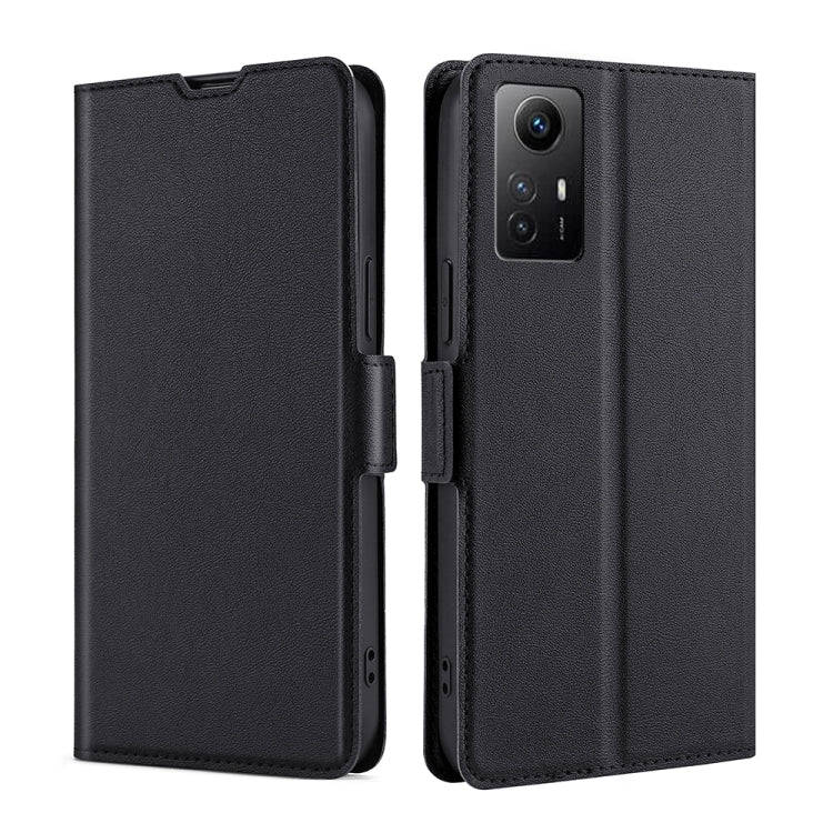 Ultra-thin Voltage Side Buckle Horizontal Flip Leather Phone Case, For Xiaomi Redmi Turbo 3 5G, F...