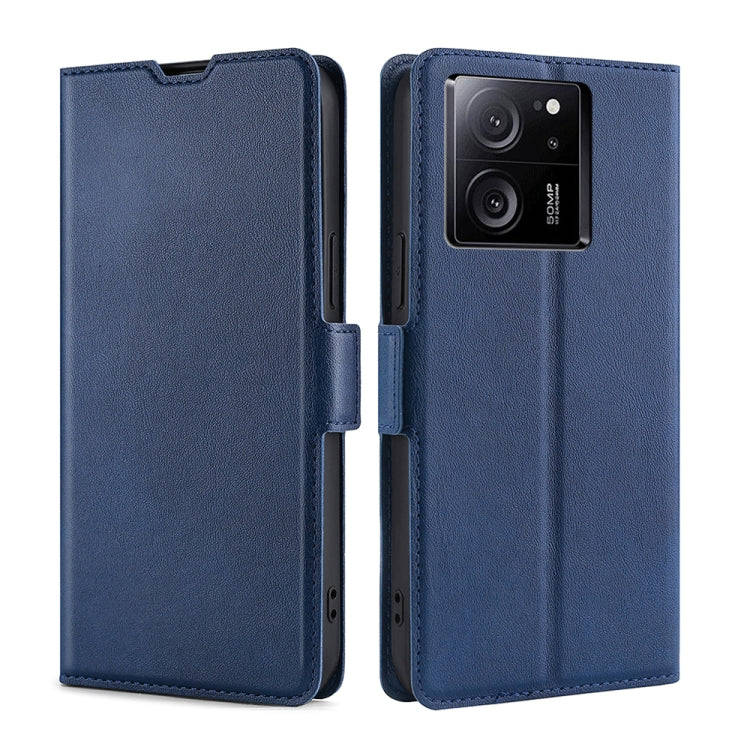Ultra-thin Voltage Side Buckle Horizontal Flip Leather Phone Case, For Xiaomi Redmi Turbo 3 5G, F...