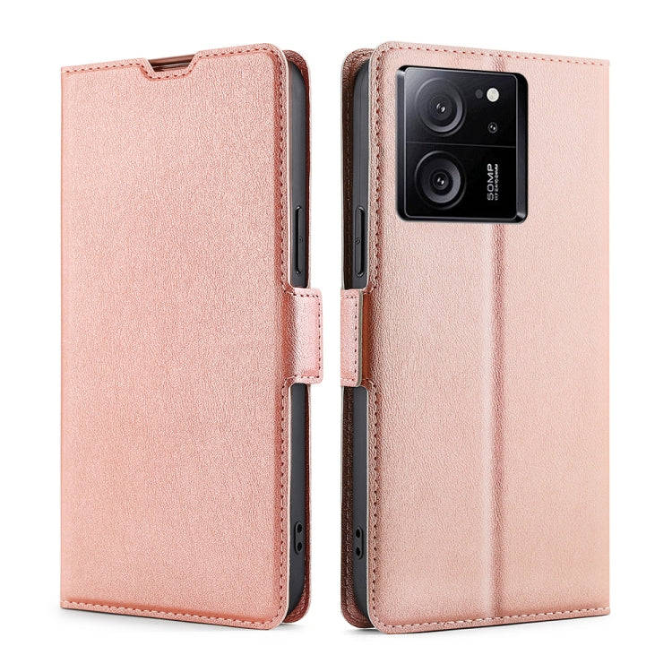 Ultra-thin Voltage Side Buckle Horizontal Flip Leather Phone Case, For Xiaomi Redmi Turbo 3 5G, F...