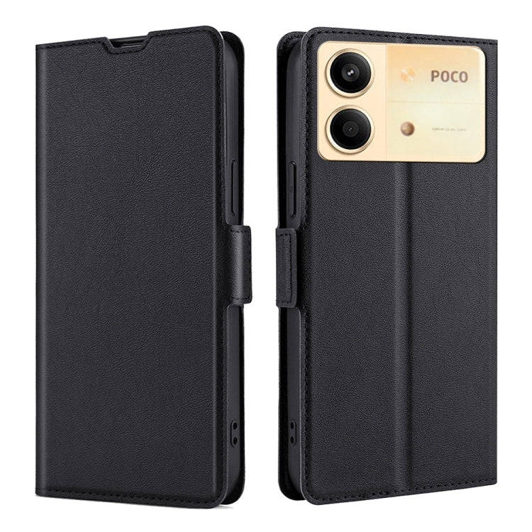 Ultra-thin Voltage Side Buckle Horizontal Flip Leather Phone Case, For Xiaomi Redmi Turbo 3 5G, F...