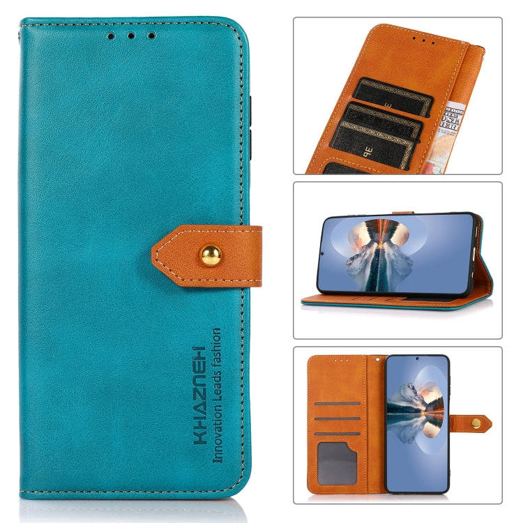 KHAZNEH Cowhide Texture Flip Leather Phone Case, For Xiaomi Poco F6 / Redmi Turbo 3, For Xiaomi P...