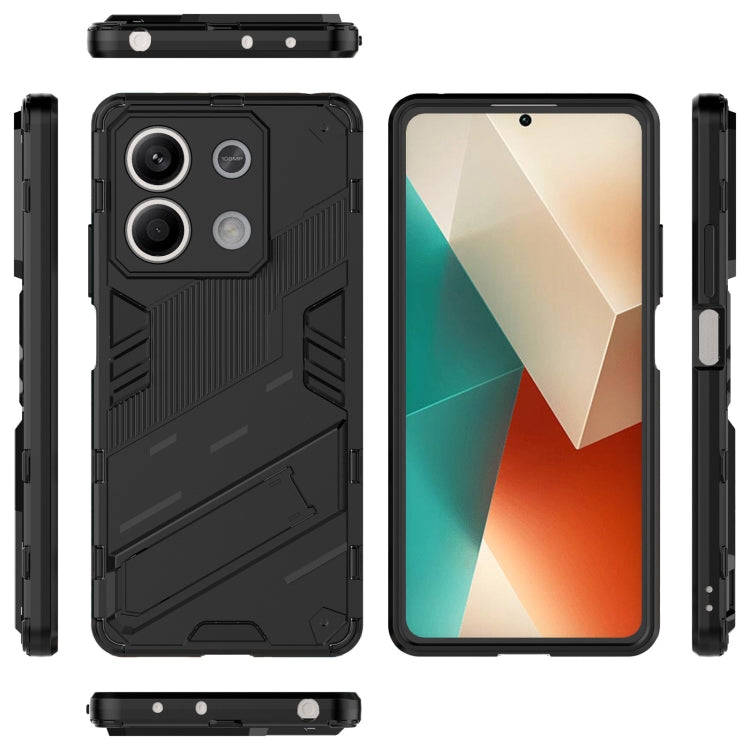 Punk Armor 2 in 1 PC + TPU Phone Case, For Xiaomi Redmi Note 13 5G, For Xiaomi Redmi Note 13 Pro+...