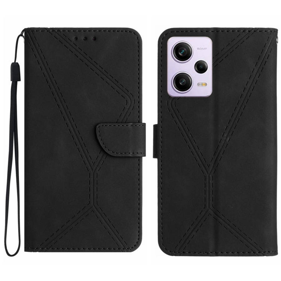 Stitching Embossed Leather Phone Case, For Xiaomi 13 Ultra, For Xiaomi Redmi Note 12 4G, For Xiao...