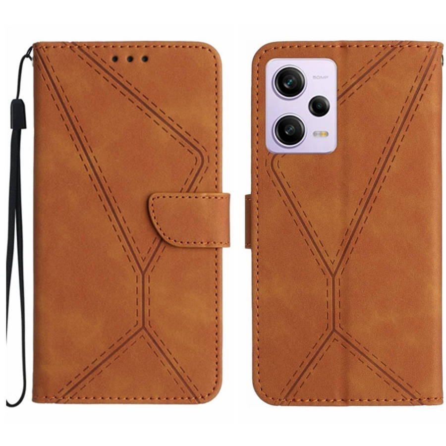 Stitching Embossed Leather Phone Case, For Xiaomi 13 Ultra, For Xiaomi Redmi Note 12 4G, For Xiao...