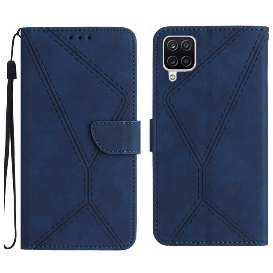 Stitching Embossed Leather Phone Case, For Samsung Galaxy A12 / M12, For Samsung Galaxy A13 4G, F...