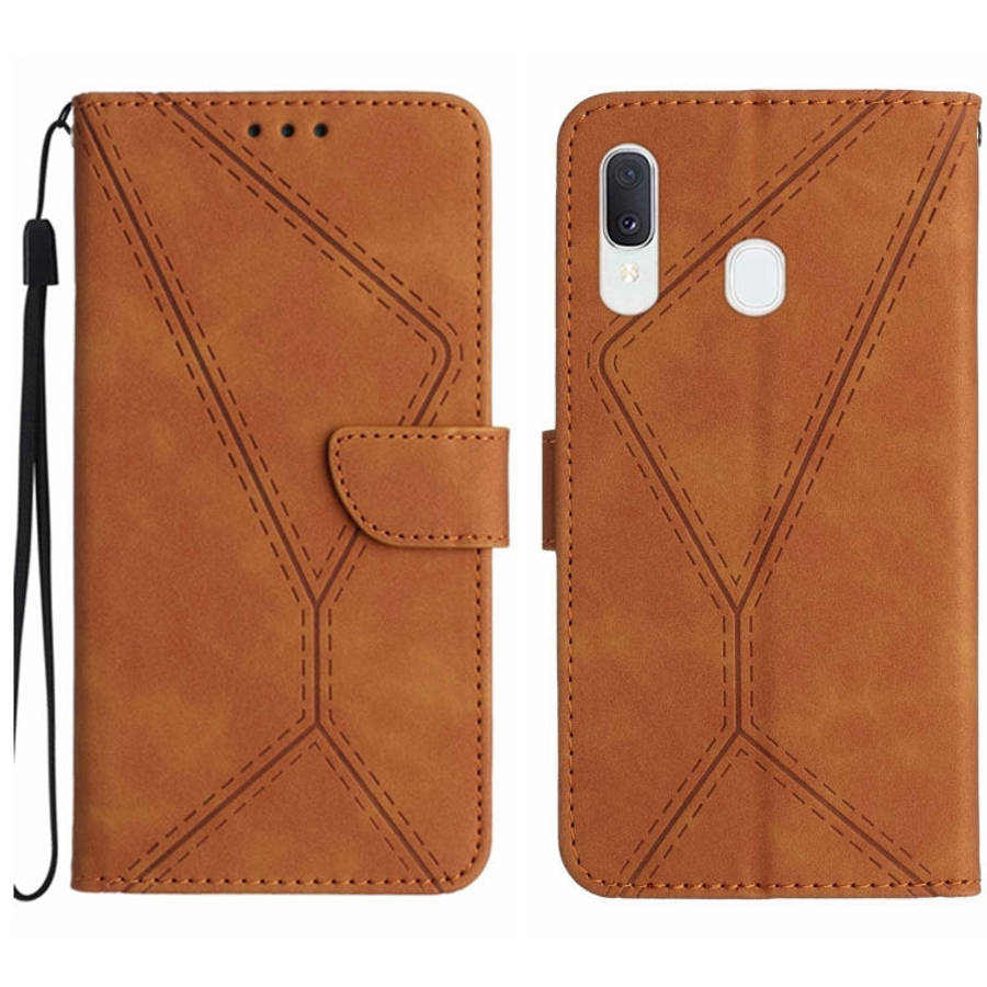 Stitching Embossed Leather Phone Case, For Samsung Galaxy A12 / M12, For Samsung Galaxy A13 4G, F...
