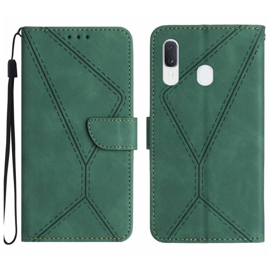 Stitching Embossed Leather Phone Case, For Samsung Galaxy A12 / M12, For Samsung Galaxy A13 4G, F...