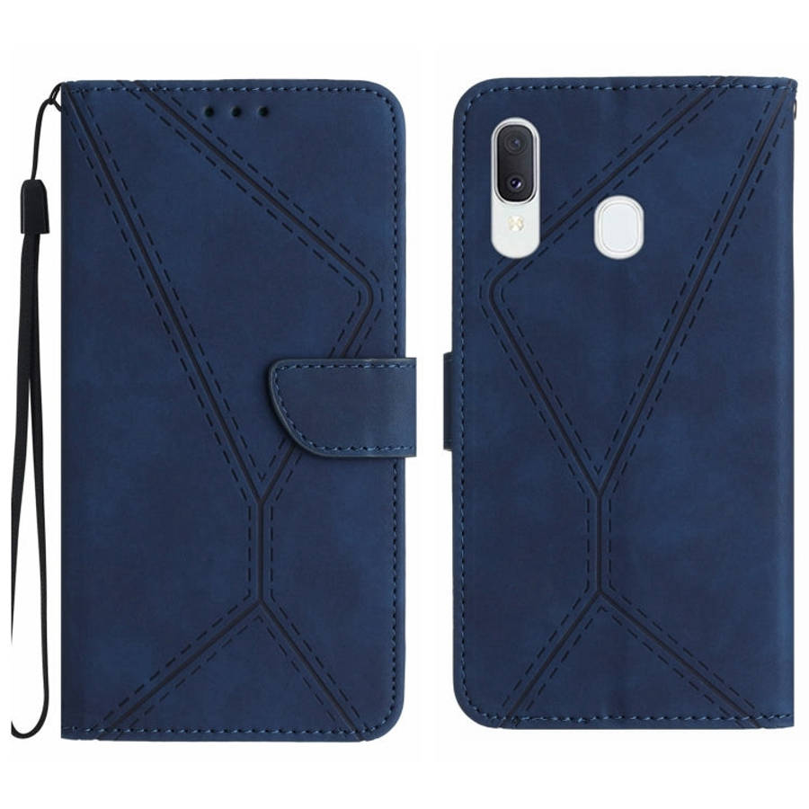 Stitching Embossed Leather Phone Case, For Samsung Galaxy A12 / M12, For Samsung Galaxy A13 4G, F...
