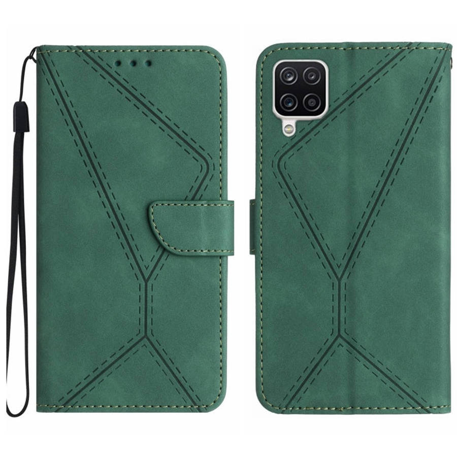 Stitching Embossed Leather Phone Case, For Samsung Galaxy A12 / M12, For Samsung Galaxy A13 4G, F...