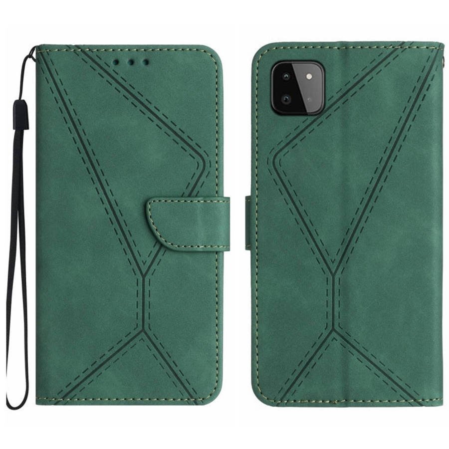 Stitching Embossed Leather Phone Case, For Samsung Galaxy A12 / M12, For Samsung Galaxy A13 4G, F...