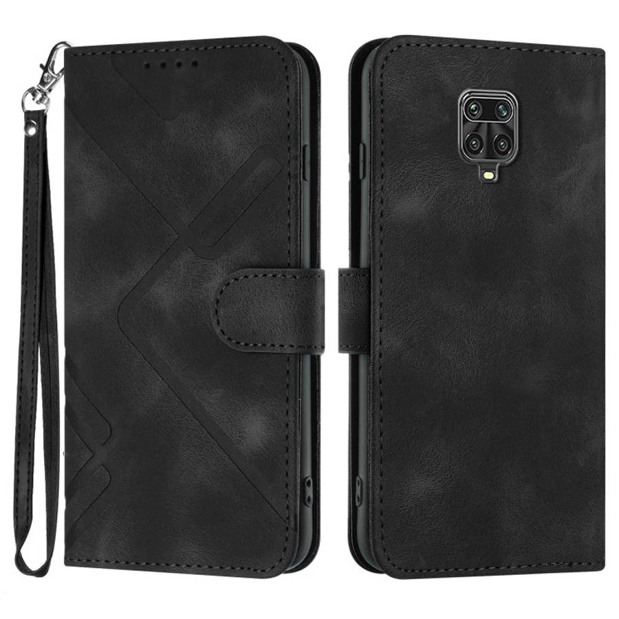 Line Pattern Skin Feel Leather Phone Case, For Xiaomi Mi 10T 5G/10T Pro 5G, For Xiaomi Redmi Note...
