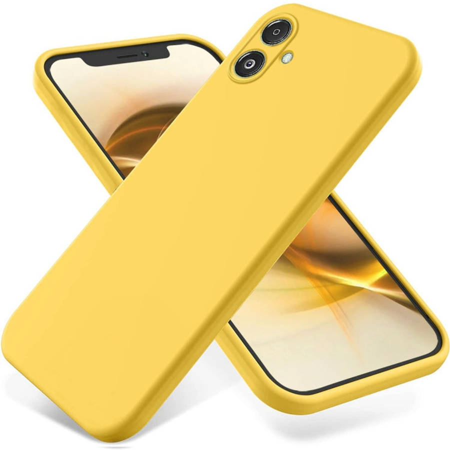 Pure Color Liquid Silicone Shockproof Phone Case, For Samsung Galaxy A25 5G, For Samsung Galaxy M...