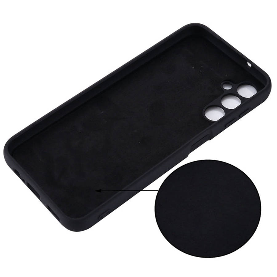 Pure Color Liquid Silicone Shockproof Phone Case, For Samsung Galaxy A25 5G, For Samsung Galaxy M...