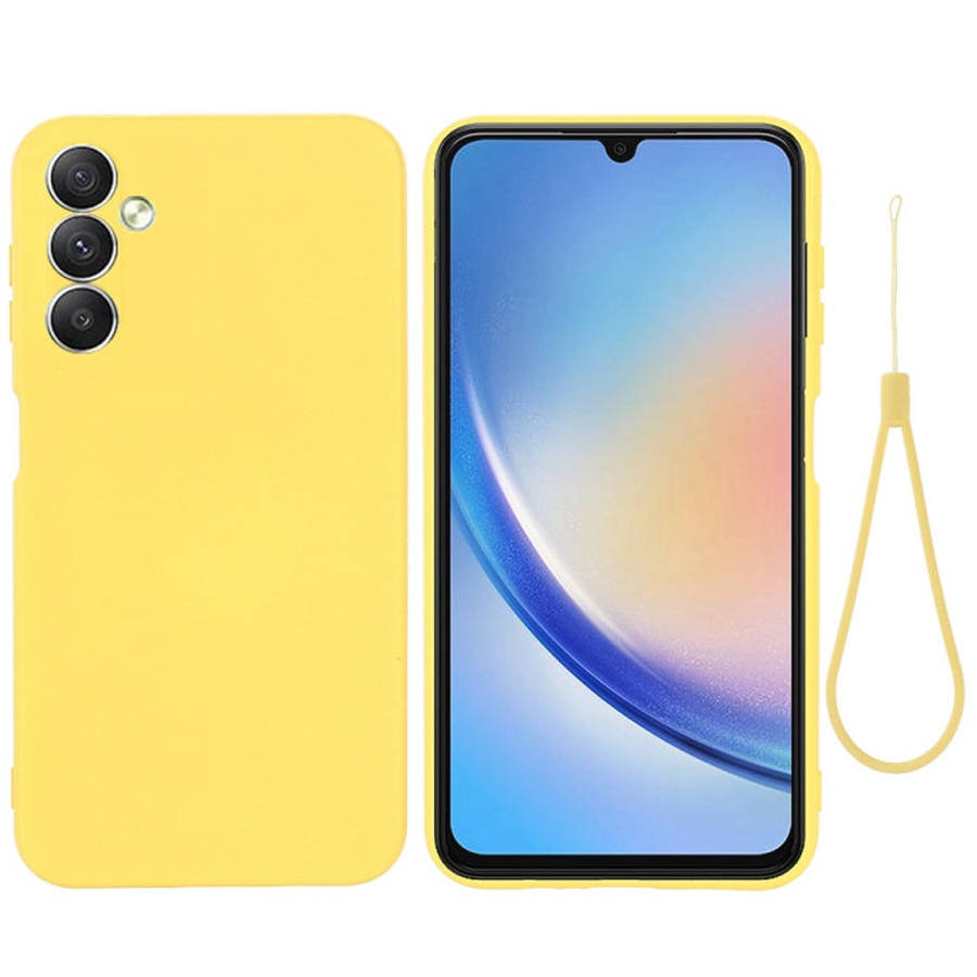 Pure Color Liquid Silicone Shockproof Phone Case, For Samsung Galaxy A25 5G, For Samsung Galaxy M...