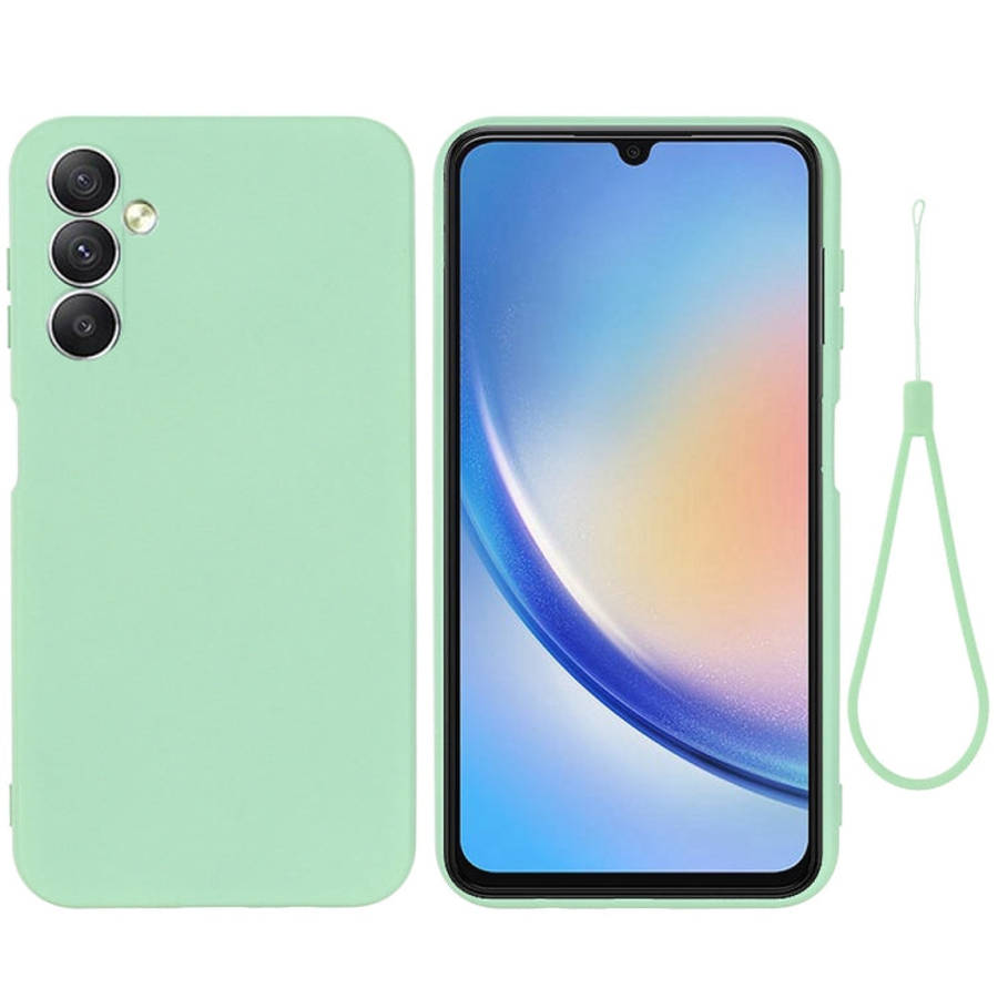Pure Color Liquid Silicone Shockproof Phone Case, For Samsung Galaxy A25 5G, For Samsung Galaxy M...