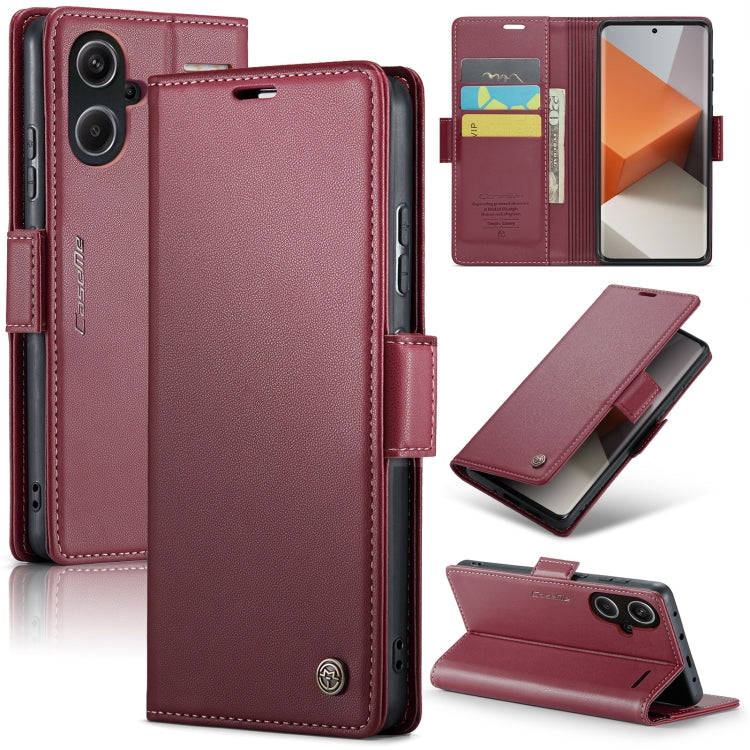 CaseMe 023 Butterfly Buckle Litchi Texture RFID Anti-theft Leather Phone Case, For Xiaomi Redmi N...