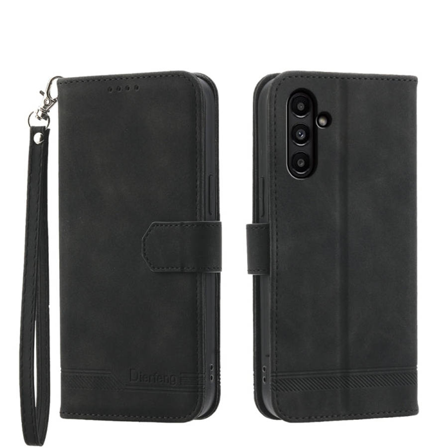Dierfeng Dream Line TPU + PU Leather Phone Case, For Samsung Galaxy A15, For Samsung Galaxy A05, ...