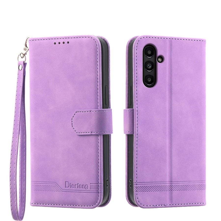 Dierfeng Dream Line TPU + PU Leather Phone Case, For Samsung Galaxy A15, For Samsung Galaxy A05, ...