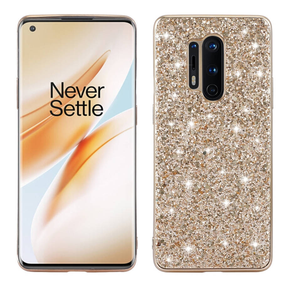 Glitter Powder Shockproof TPU Protective Case, For OnePlus 8 Pro, For OnePlus 8