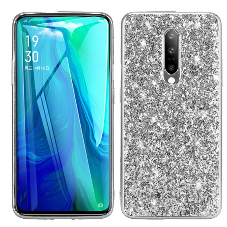 Glitter Powder Shockproof TPU Protective Case, For OnePlus 8 Pro, For OnePlus 8