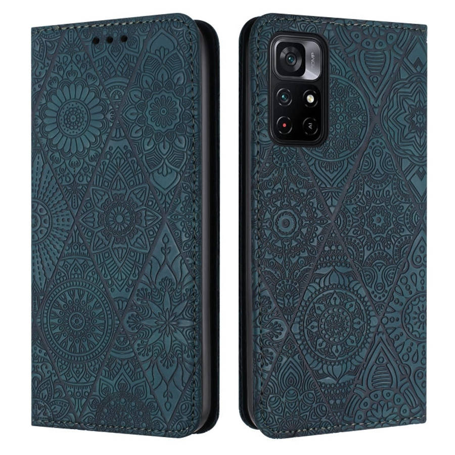 Ethnic Embossed Adsorption Leather Phone Case, For Xiaomi Poco M4 Pro 5G, For Xiaomi 11 Lite, For...