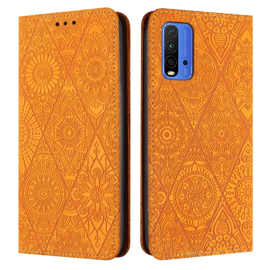 Ethnic Embossed Adsorption Leather Phone Case, For Xiaomi Poco M4 Pro 5G, For Xiaomi Poco X3 NFC,...