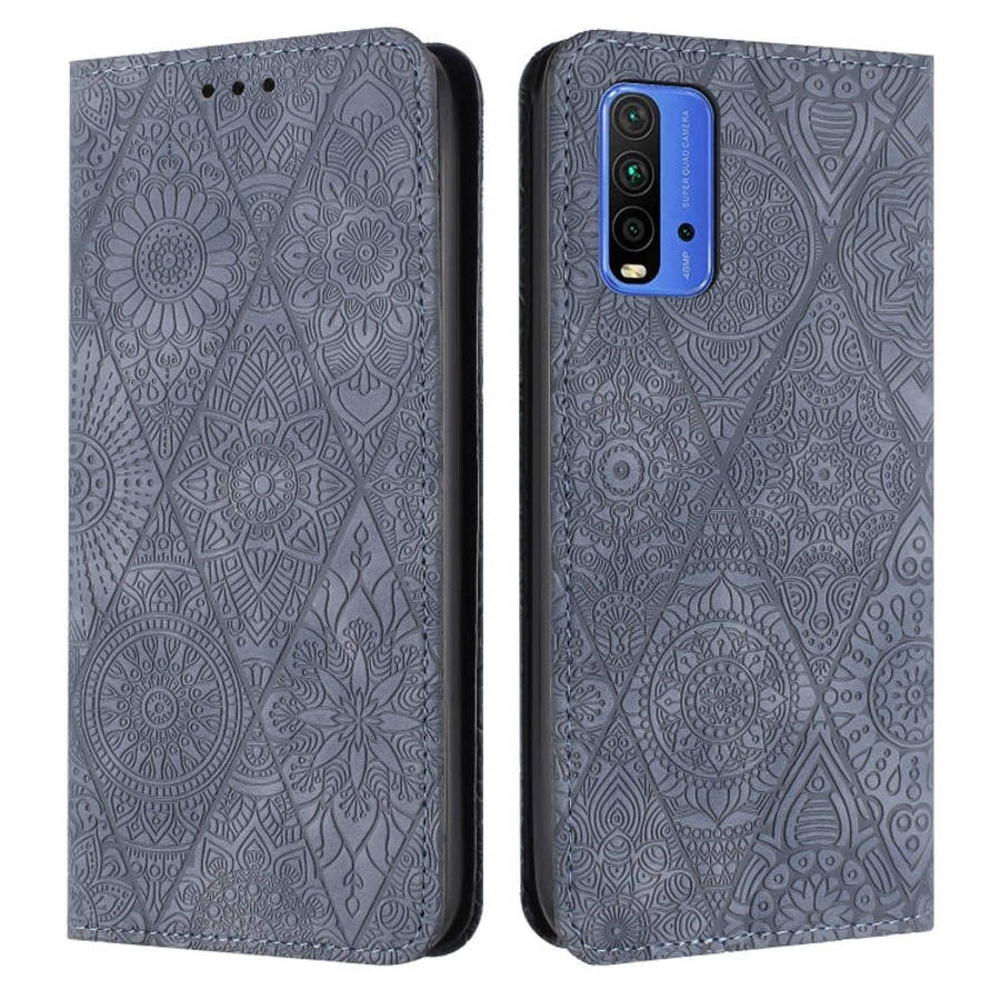 Ethnic Embossed Adsorption Leather Phone Case, For Xiaomi Poco M4 Pro 5G, For Xiaomi Poco X3 NFC,...
