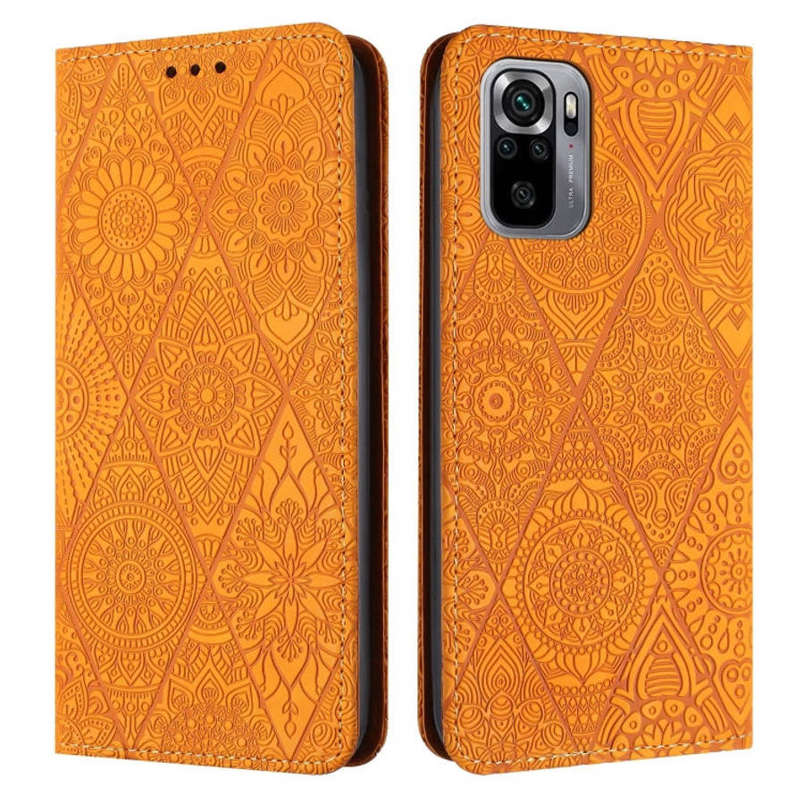 Ethnic Embossed Adsorption Leather Phone Case, For Xiaomi Poco M4 Pro 5G, For Xiaomi Poco X3 NFC,...