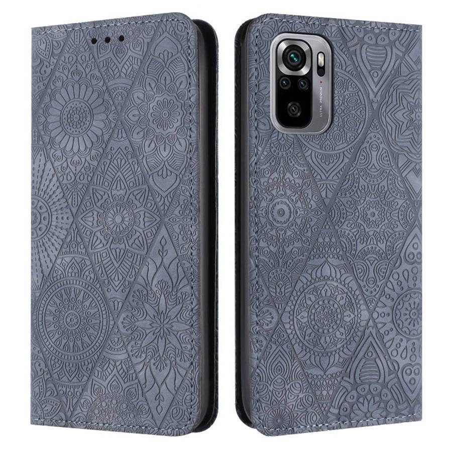 Ethnic Embossed Adsorption Leather Phone Case, For Xiaomi Poco M4 Pro 5G, For Xiaomi Poco X3 NFC,...