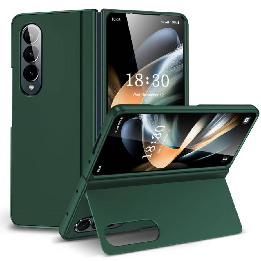 Skin Feel Fold Full Coverage Phone Case with Holder, For Samsung Galaxy Z Fold4, For Samsung Gala...
