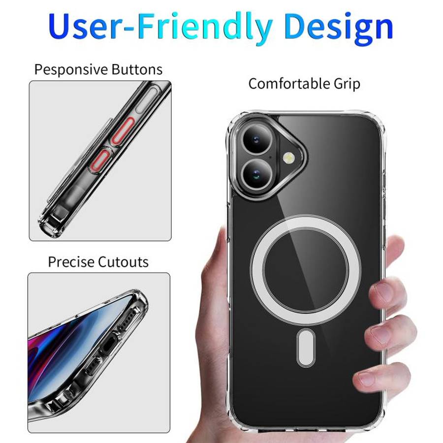 Four Corner Airbags MagSafe Magnetic Phone Case, For iPhone 18, For iPhone 18 Pro, For iPhone 18 ...